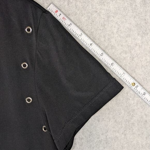 Vintage Beach by Jordan Taylor Black Cover Up Dress Women L Made in USA Swim - Picture 10 of 13